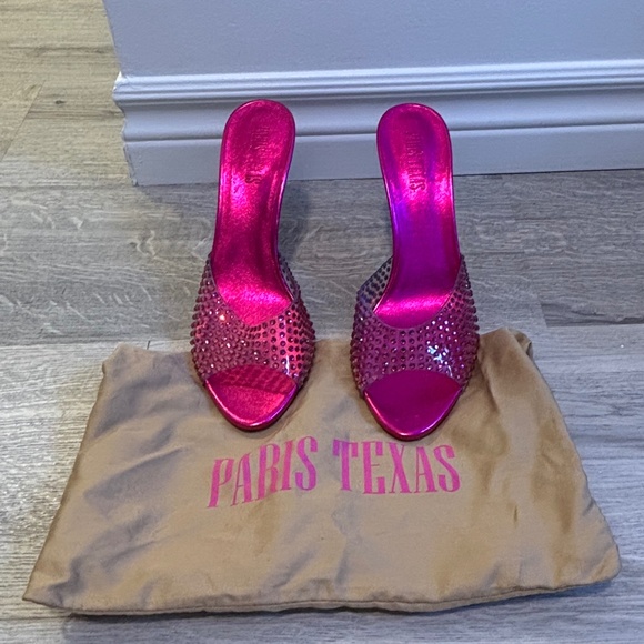 NWT Paris Texas PVC Crystal Embellished Pumps - Size 39.5 - Picture 2 of 4